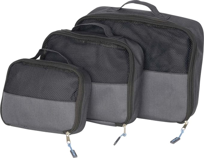 Bo-Camp - Travel pack cubes - 3 Maten - 3 Stuks