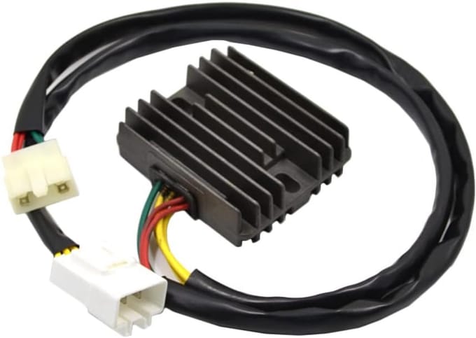 Motorfiets Spanningsregelaar - Elektronische Stabilisator - Accu Laden - Efficiënte Koeling - 10x10x10cm