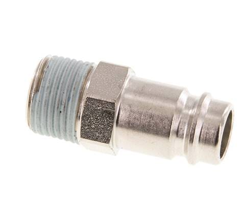 Gehard staal DN 10 Luchtkoppeling Insteeknippel R 3/8 inch Buitendraad