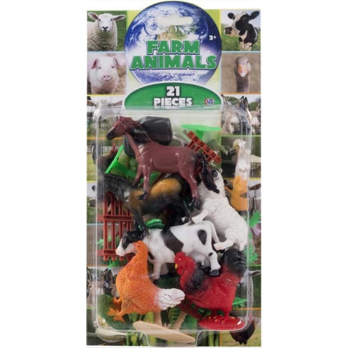 HTI Farm Animals Figures - 21 stuks