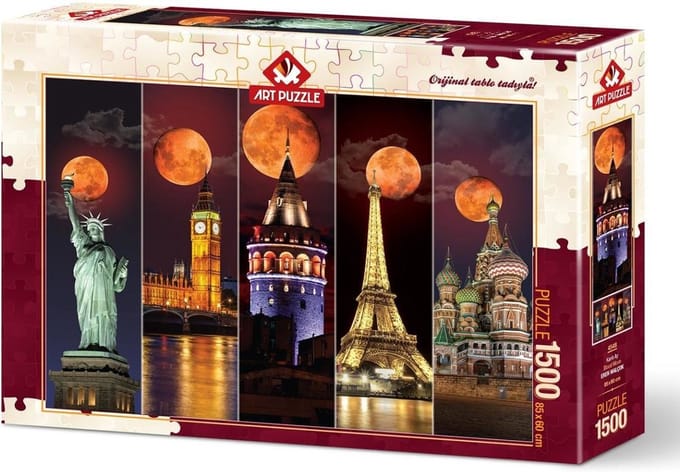 Art Puzzle Blood Moon – Puzzel – 1500 stukjes – 85 x 60 cm