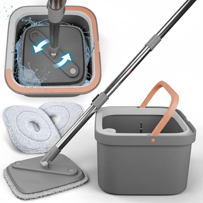 VLSelect® Dweilsysteem - Dweilset - Vloerreiniger - Microvezel