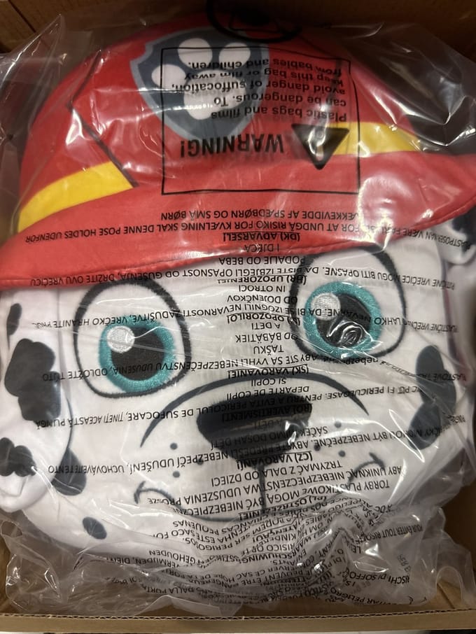 Paw Patrol Kussen, 27 cm (Marshall)