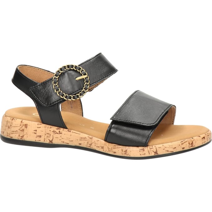 Gabor - maat 39 - Dames Sandalen 62.734.57 Zwart