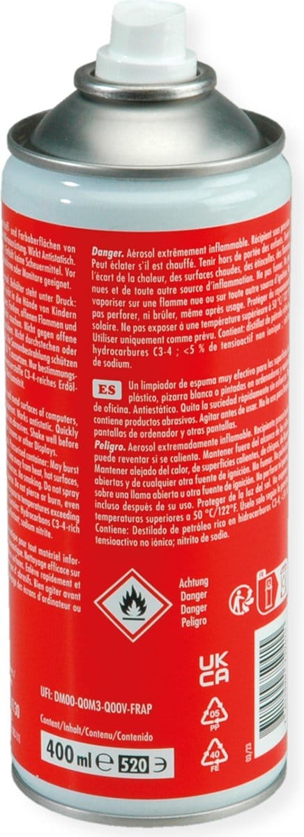 ROLINE antistatische schuimreiniger, 400 ml