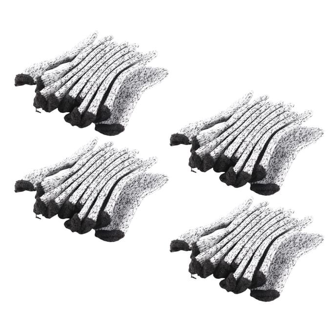 Naaivingerbeschermer 5 Niveaus Snijbestendig Herbruikbaar Ademend Comfortabel Polyethyleenvezel black
