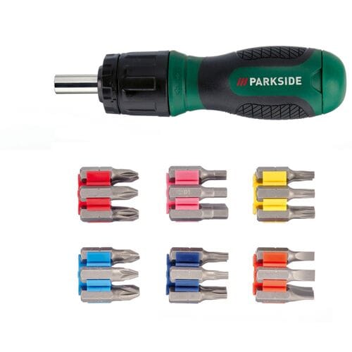 PARKSIDE Ratelschroevendraaier met bits