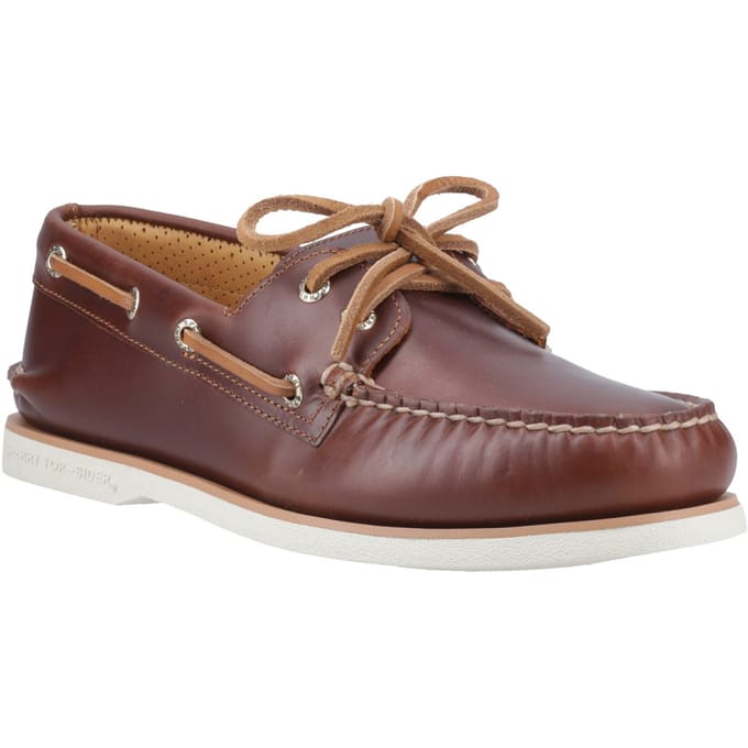 Sperry Authentic Gold Cup Leren Heren Bootschoenen In Het Bruin
