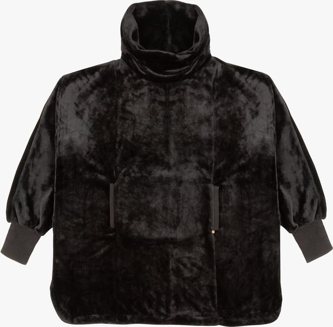 lordsxlilies Dames Poncho zwart-one size