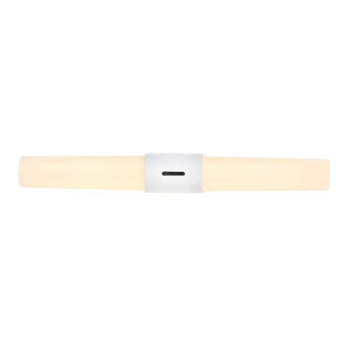 Nordlux Helva double basic-wandlamp-IP44-LED module-wit