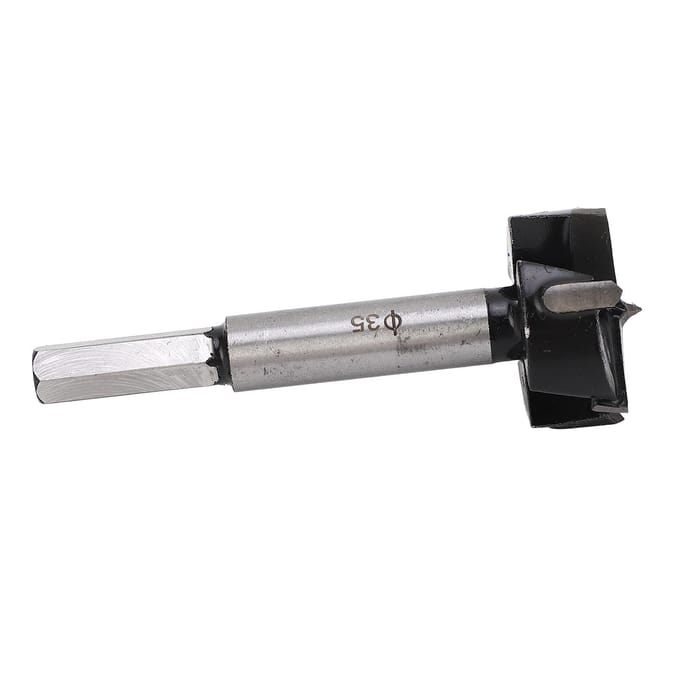 35mm Scharnier Boor 3 Snijvlakken Gesoldeerd Carbide Sneden Efficiënte Forstner Boor voor Meubels