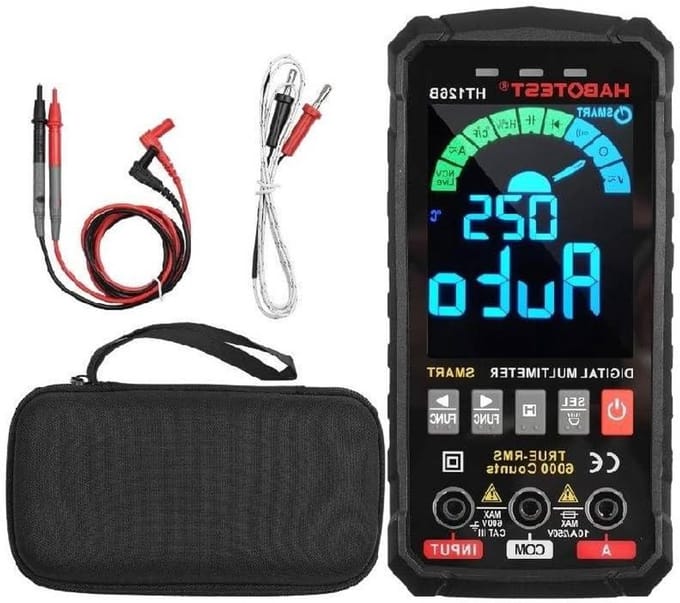 Digitale Multimeter - Testapparaat - Elektrische Metingen - Eenvoudig in Gebruik - Universeel - Zwart