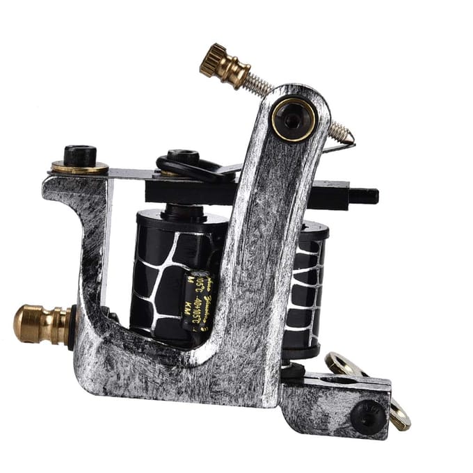 10 wikkelingen Professionele Legering Tattoo Machine Koperen Spoelen Shader Tattoo Machine Gun black