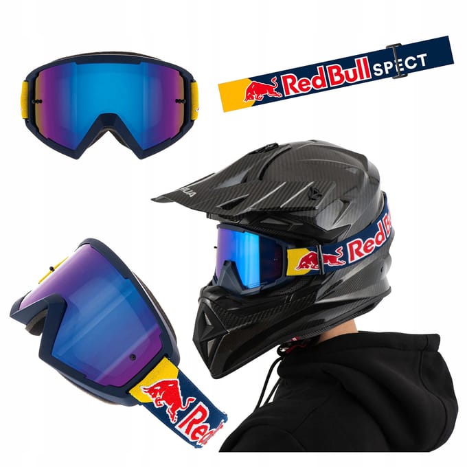 Motorbril Red Bull Cross Enduro Quad UV-bescherming Spect Whip