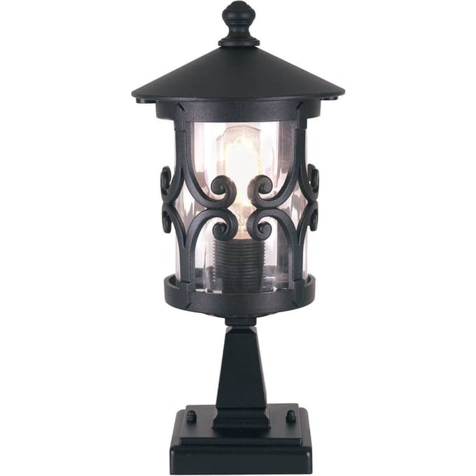 Elstead Lighting Mini LED Tuin Pilaar Hereford | 1X E27 Max 60W | IP23 | Black