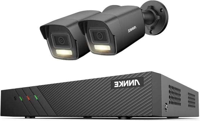 Bewakingscamera set - IP Camerasysteem - Huis beveiligen - Slimme persoonsherkenning - 3K 5MP HD - Wit