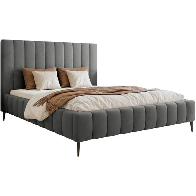 Bedframe Flores velvet 180x200 met opbergruimte | NADUVI Collection