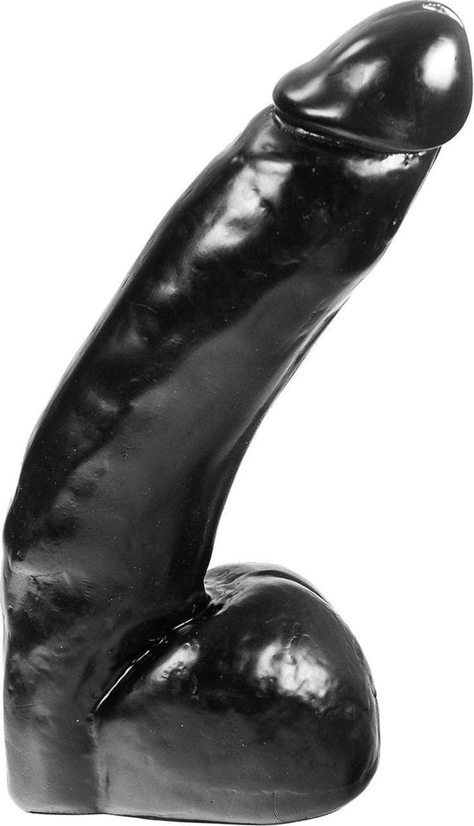 Dark Crystal Dildo 28 x 6,7 cm - zwart