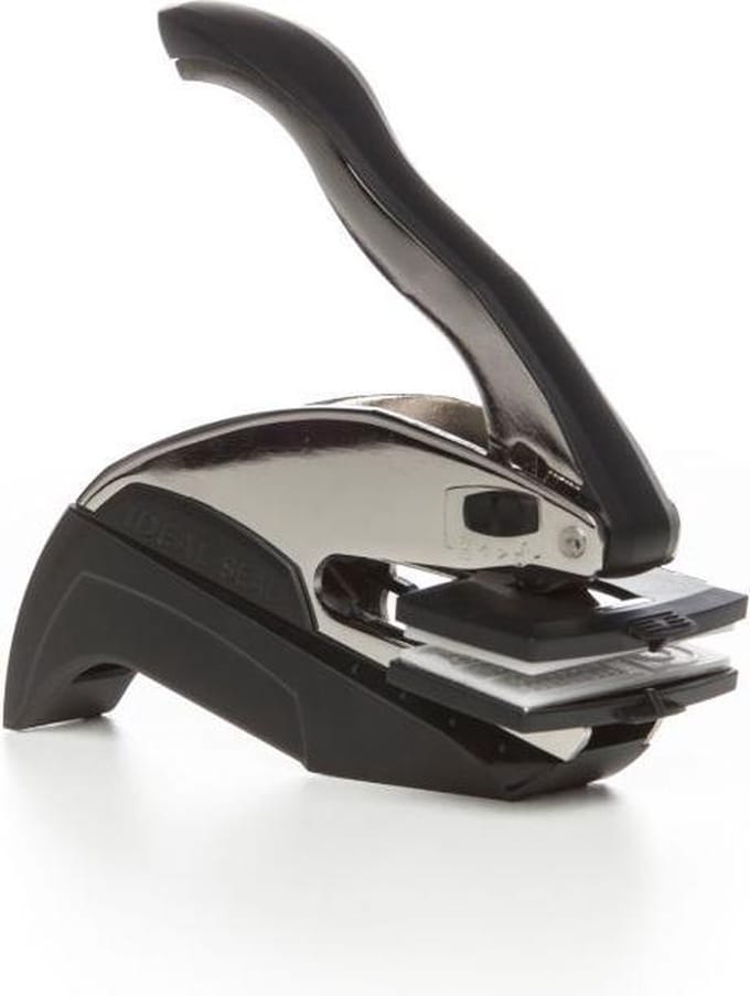 Trodat Ideal | preegstempel | 50x25mm | chroom