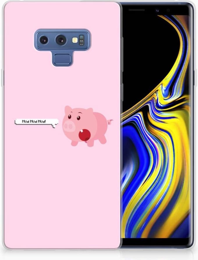 Samsung Galaxy Note 9 Telefoonhoesje met Naam Pig Mud