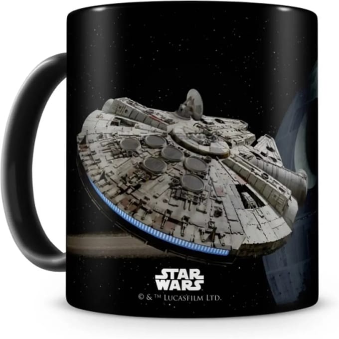 Mok SD Toys Star Wars - Millenium Falcon Vs Death Star