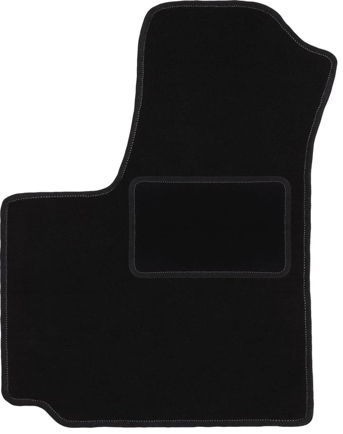 Chauffeursmat zwart voor: FIAt Doblo I combivan (2000-2009)