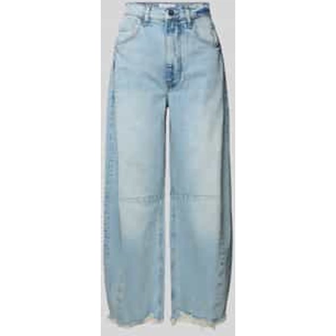 barrel fit Jeans in Used-look