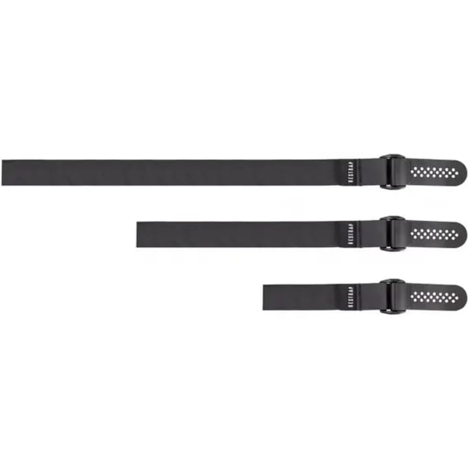 SNELBINDER MET SPANGESP (SET VAN 3 STUKS) ZWART