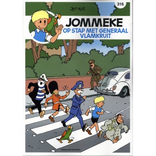 Op Stap Met Generaal Vlamkruit - Jommeke Strip - Gerd Van Loock