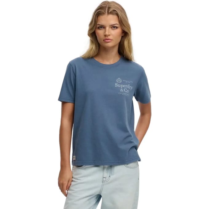 Superdry - Luxe Casual Relaxed T-shirt - Dames - T-shirts