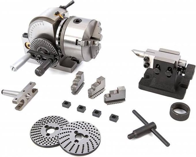 BS-0 verdeelapparaat set met 125 mm 3 klauwplaat