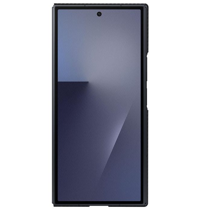 Étui Samsung Authentique Galaxy Z Fold3 Support Support Coque en Carbone Case(1ea) black