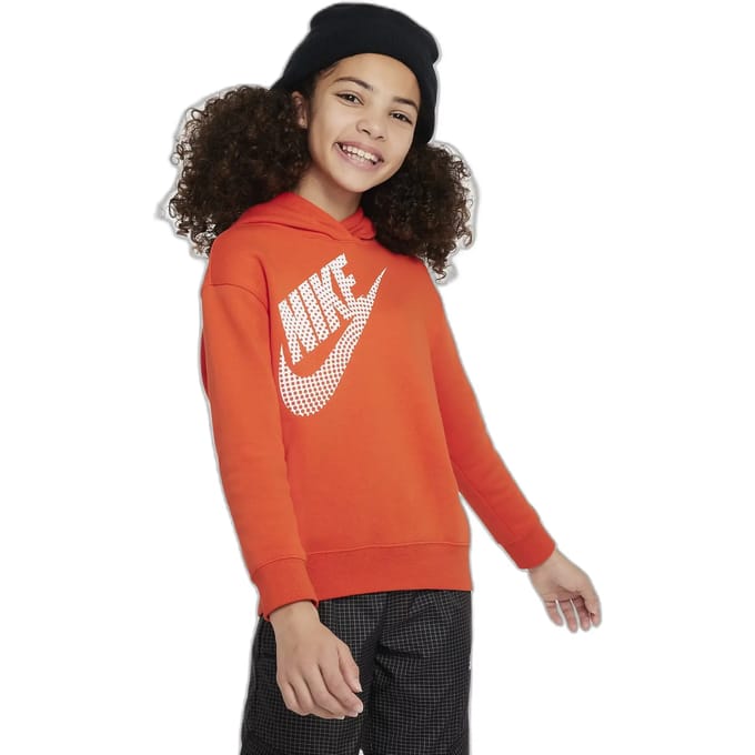 Sweatshirt oversized hoodie voor meisjes Nike