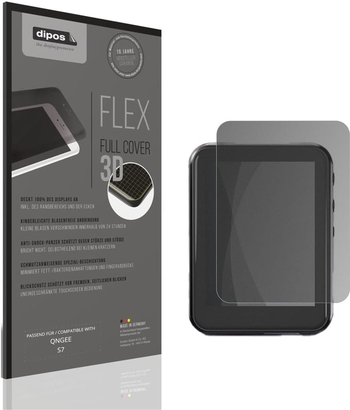 dipos FLEX – Matte Privacy Screenprotector geschikt voor QNGEE S7 | Volledige Schermbescherming | Case-Friendly