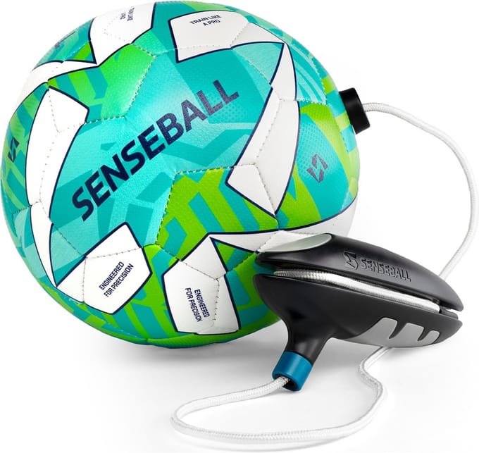 Senseball Voetbal - Groen / Wit | Maat: SIZE 2
