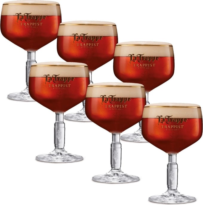 La Trappe Bierglas Prior Bokaal 25 cl - 6 stuks
