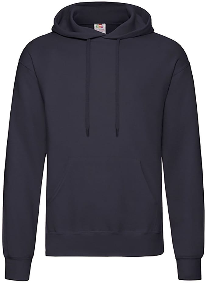 Sweatshirt Fruit Of The Loom Classic Capuchon Volwassen Blauw - S