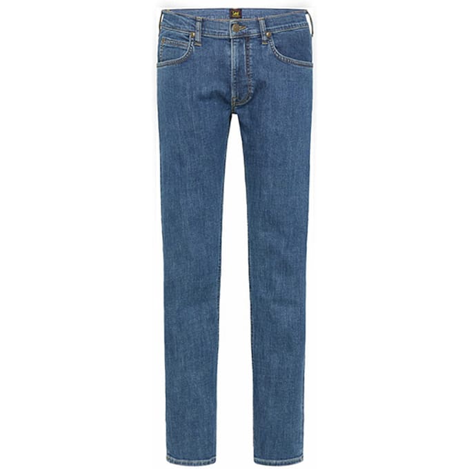 Lee - Broek - Luke Mid Stone Wash Blue