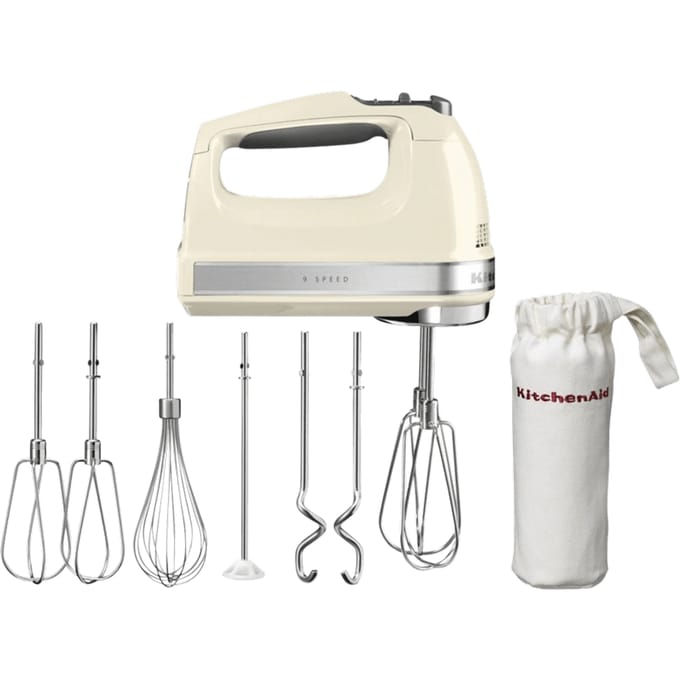 KitchenAid handmixer 5KHM9212EAC Amandelwit