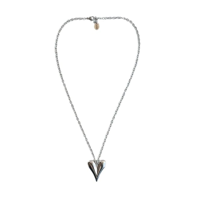 FlowJewels - ketting met hart - stainless steel - goud kleurig