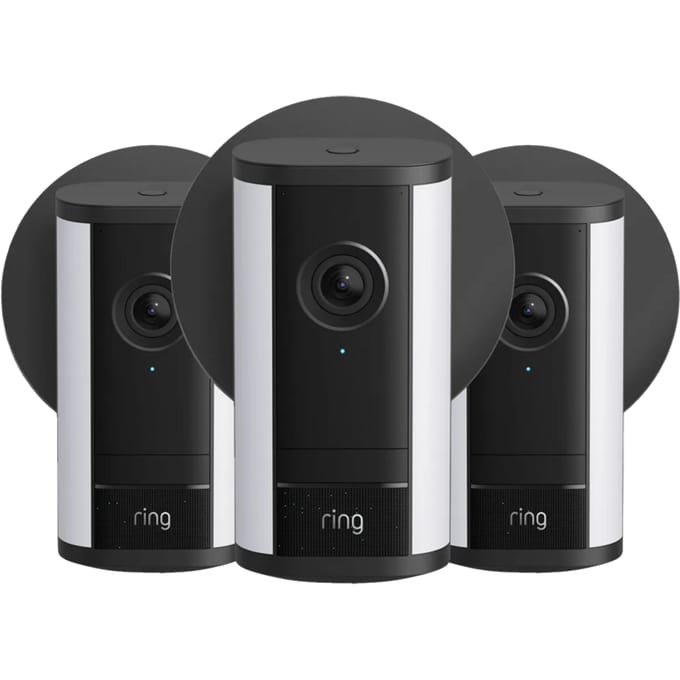 Ring Spotlight Camera Pro 2e Generatie Stekker Zwart 3-Pack