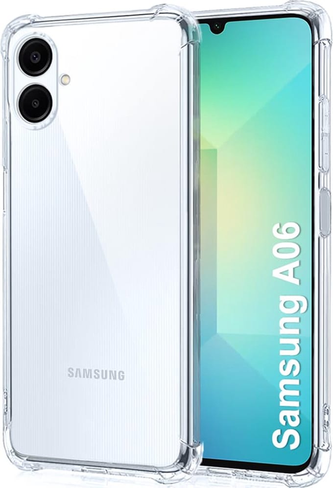 Hoesje geschikt voor Samsung Galaxy A06 4G/5G - Techsuit Shockproof Silicone Back Cover - Transparant