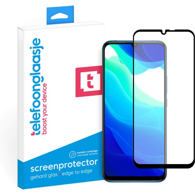 Xiaomi Mi 10 Lite screenprotector gehard glas Edge to Edge