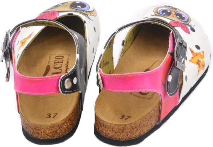 Goby Girl Owl Clogs – Handgemaakt – Premium Kwaliteit – Maat 38