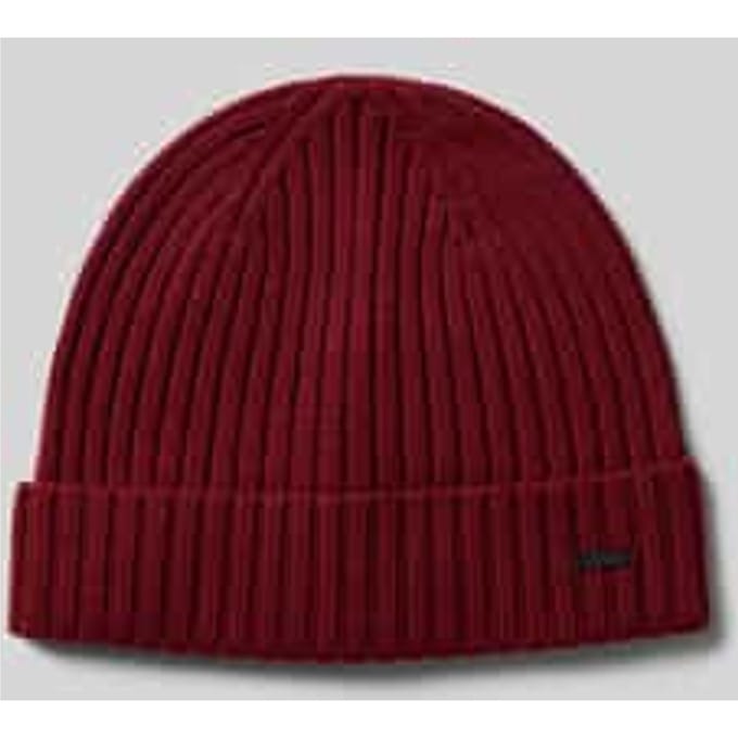 Beanie met labeldetail, model 'FRANCIS'