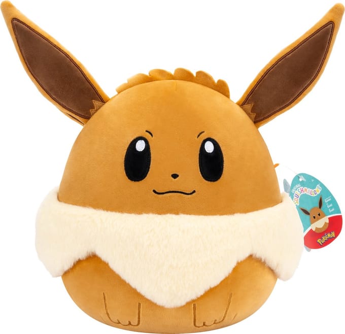 Eevee Squishmallow Pokémon Pluche Knuffel 30 cm