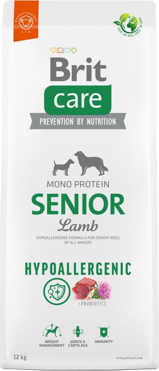Brit Care Senior Lamb & Rice 12 kg - Hond