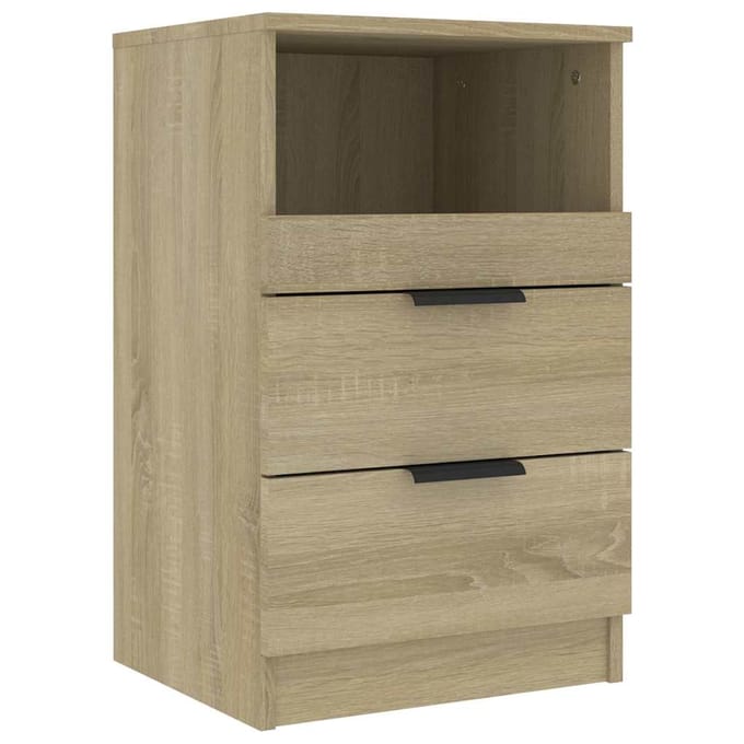 vidaXL - Nachtkastjes - Sonoma - Eiken - Medium - Engineered - wood