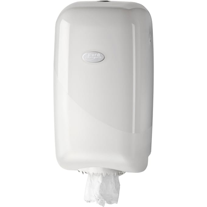 Poetspapierdispenser Pearl Line P17 klein wit 431105