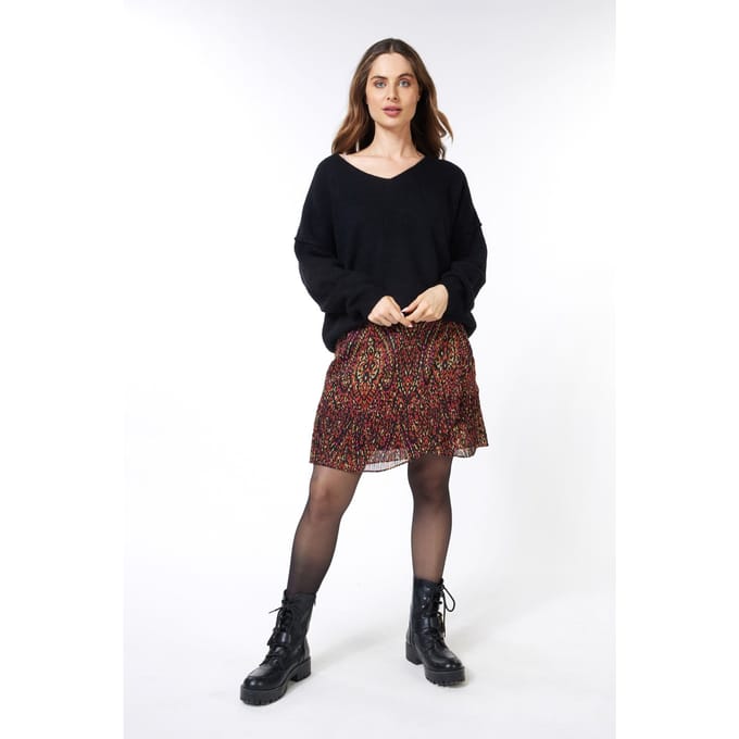 EsQualo Sweater V-neck Black Größe: S | Pullover Outlet | Damen | Schwarz